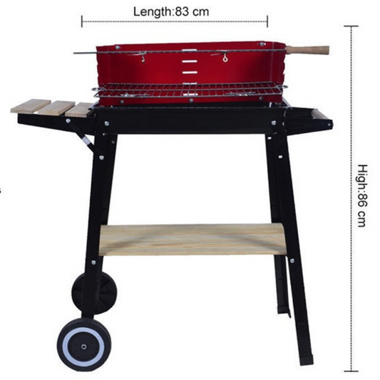 Elanzio™️ Turnable Charcoal BBQ Grill